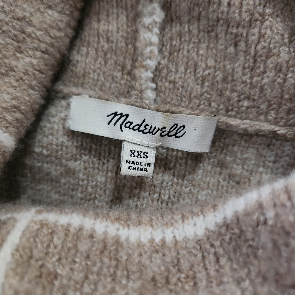 Madewell Windowpane Turtleneck Sweater - Picture 7 of 8